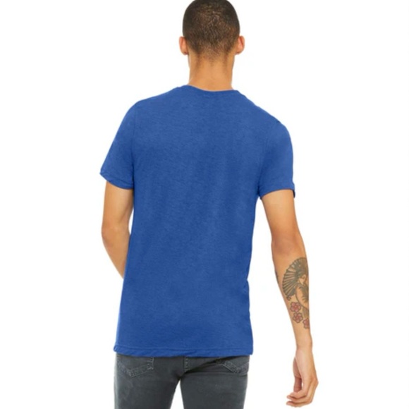 Bella Canvas True Royal Triblend Unisex Tee - Picture 4 of 6